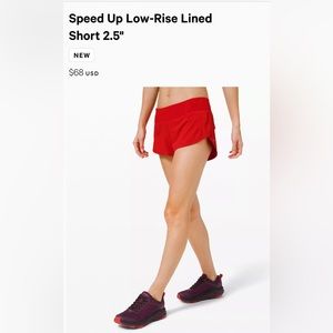 Size 4 lululemon shorts